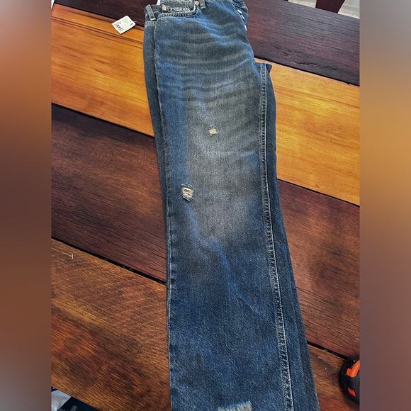 Women’s We The Free by Free People Maggie Midrise Straight Leg Jeans Size 25 NWT - Picture 10 of 10